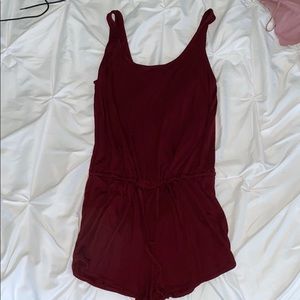 Maroon romper